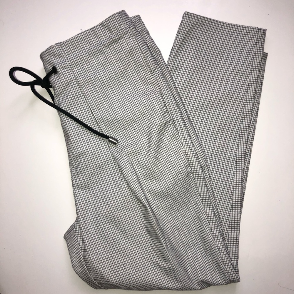 Forever 21 High Waisted Tapered Plaid Leg Pant